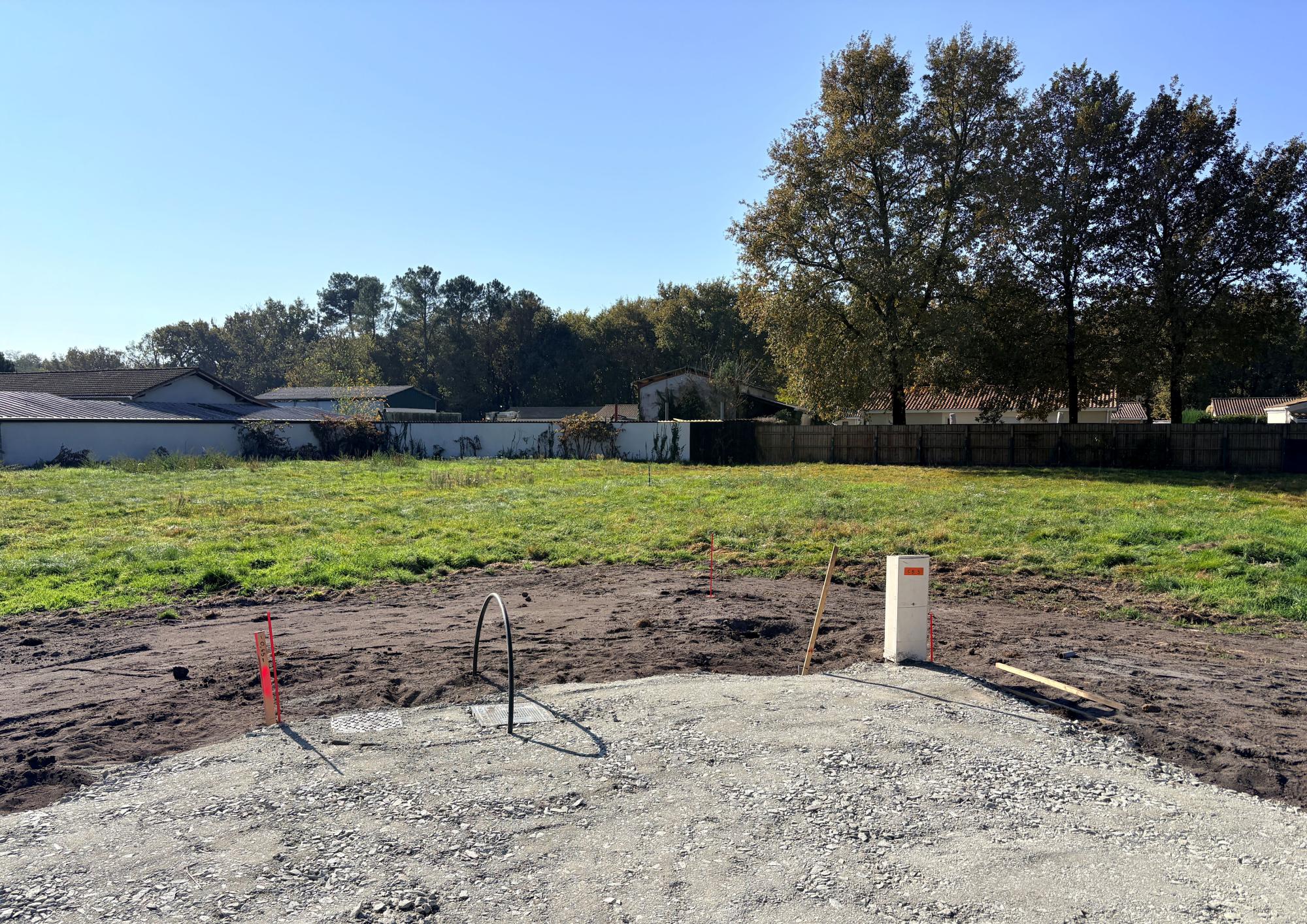 terrain à vendre terrain prêt à construire libre de constructeur lotissement meilleur prix terrain calme saint magne hostens beau terrain plat lotisseur aménageur commune